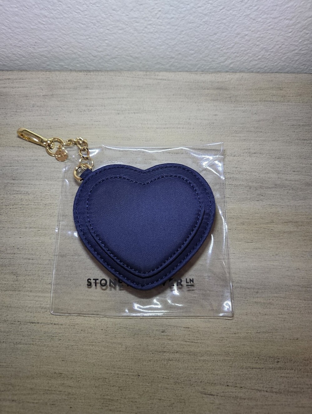 Stoney Clover Lane Heart Shaped Key Chain NWT